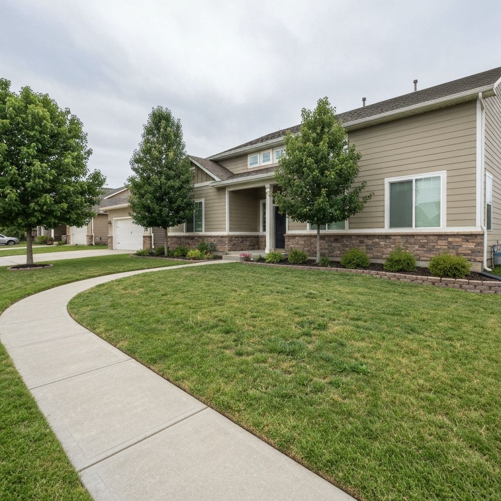 Front Yard Curb Appeal - Before
