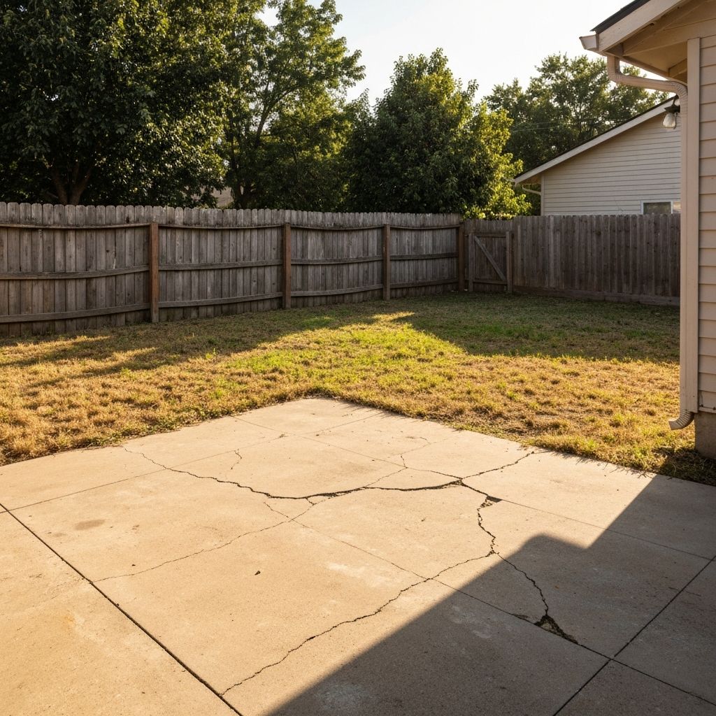 Outdoor Living Space - Before